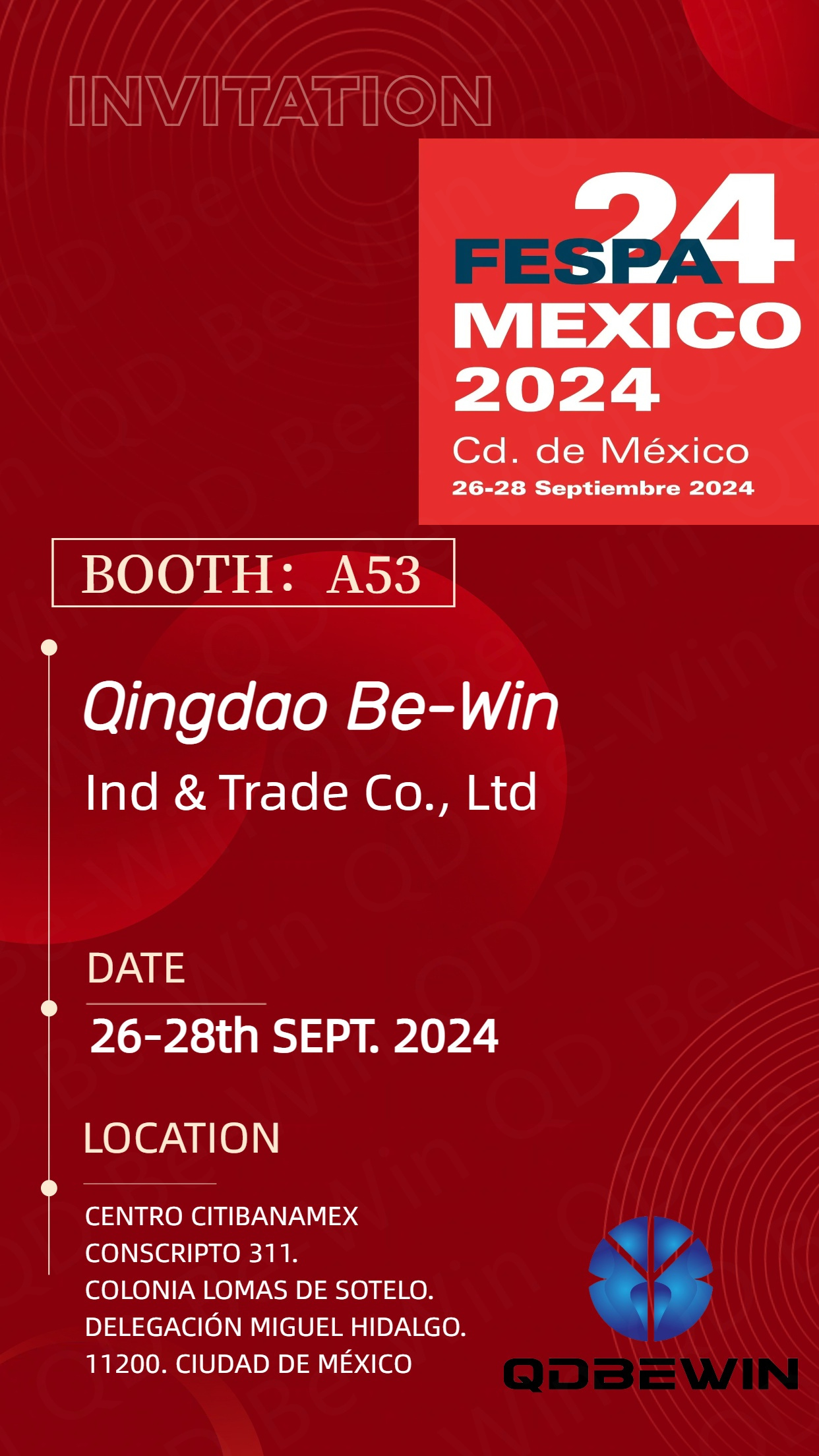 Qingdao Be-Win Ind & Trade Co., Ltd presenterà lastre acriliche, pannelli in schiuma di PVC e pannelli compositi in alluminio a FESPA 2024 Messico